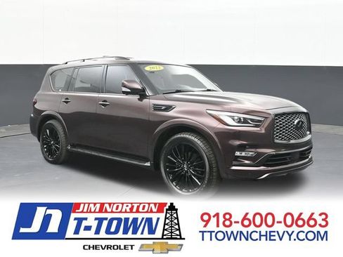 Used 2023 INFINITI QX80 Sensory w/ Cargo Package AWD/4WD image 1