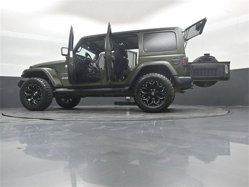 Used 2021 Jeep Wrangler Unlimited Sahara w/ Uconnect 4C Nav & Sound Group image 53