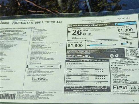 New 2026 Jeep Compass Latitude image 17