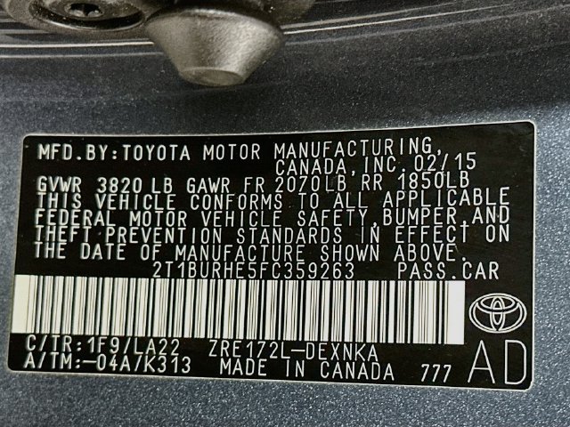 Used 2015 Toyota Corolla LE Premium FWD image 34
