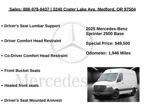 Used 2025 Mercedes-Benz Sprinter 2500 image 25