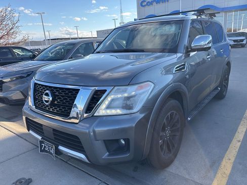 Used 2017 Nissan Armada Platinum w/ Captain Seat Package AWD/4WD image 7