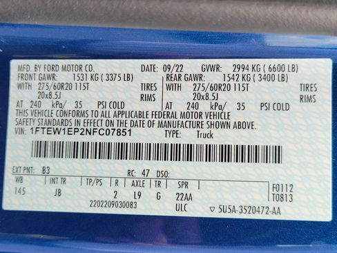 Used 2022 Ford F150 XL w/ STX Appearance Package AWD/4WD image 11