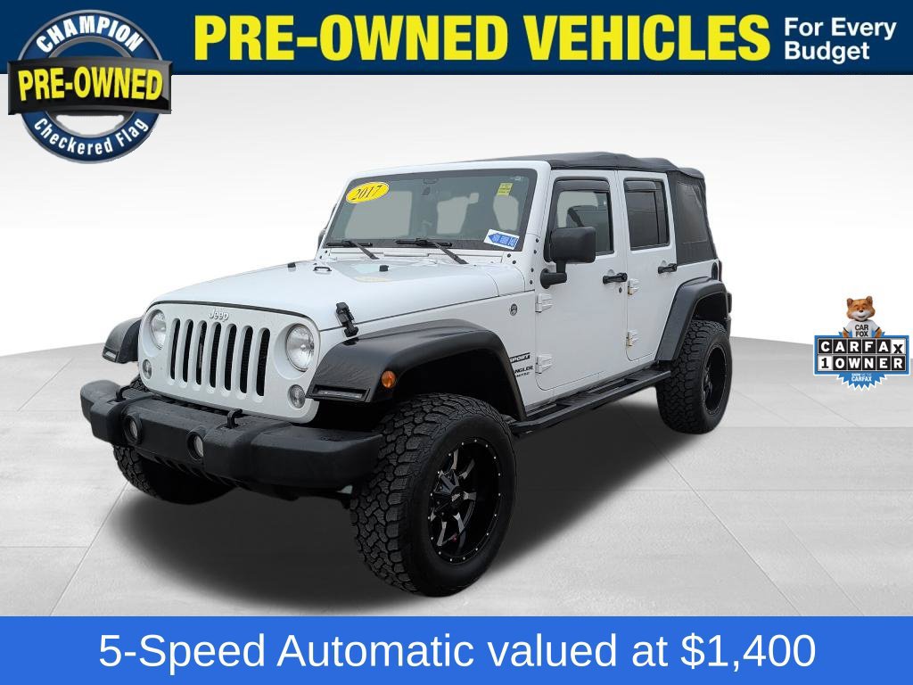 Used 2017 Jeep Wrangler Unlimited Sport w/ Connectivity Group AWD/4WD 360° Tour