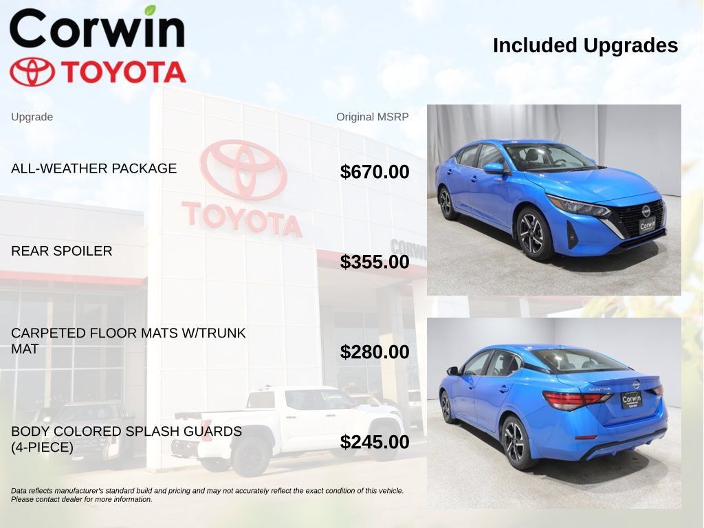 Used 2025 Nissan Sentra SV w/ All-Weather Package FWD image 4