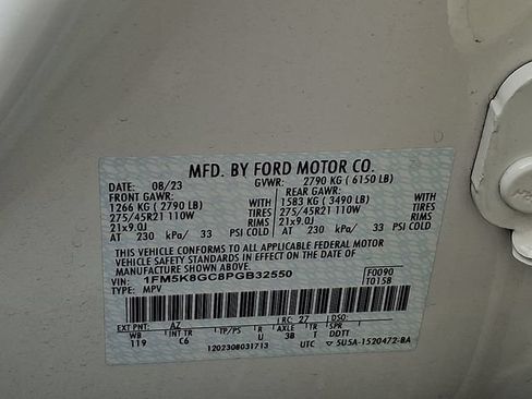 Used 2023 Ford Explorer ST w/ Equipment Group 401A AWD/4WD image 32