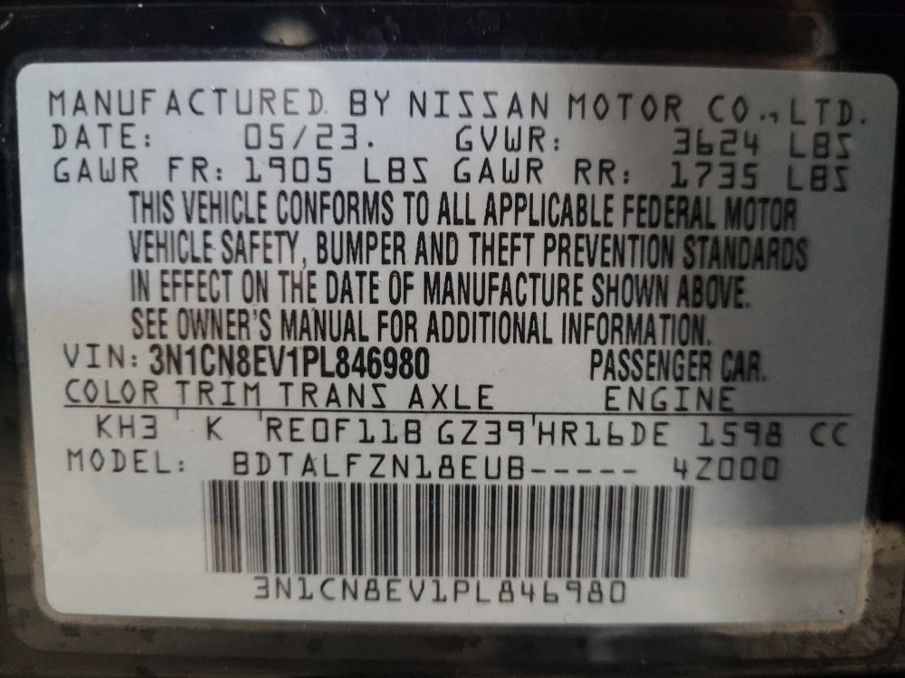 Used 2023 Nissan Versa SV FWD image 33
