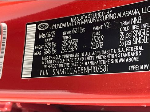 Used 2022 Hyundai Tucson Limited image 32