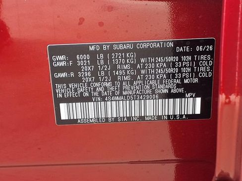 New 2026 Subaru Ascent Bronze Edition AWD/4WD image 10