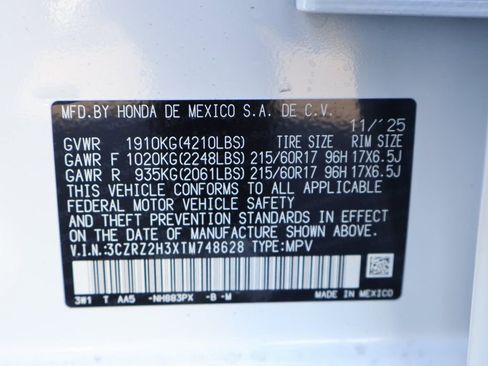 New 2026 Honda HR-V LX image 40