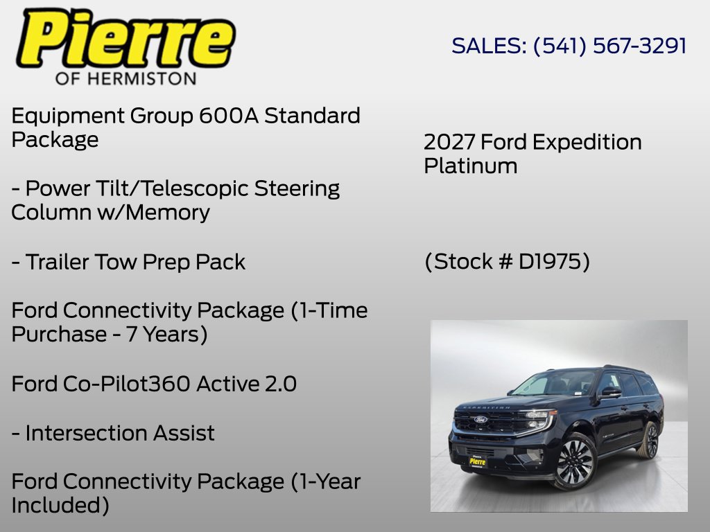New 2027 Ford Expedition Platinum w/ Driver's Package AWD/4WD image 18