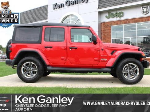 Used 2022 Jeep Wrangler Unlimited Sahara AWD/4WD image 1