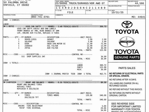 Used 2022 Dodge Durango GT w/ Blacktop Package image 10