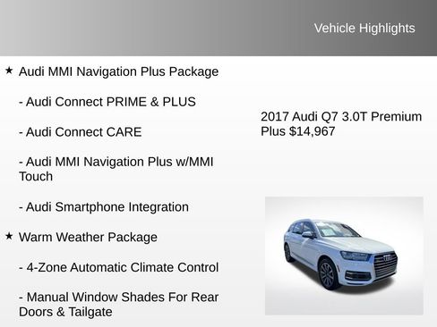 Used 2017 Audi Q7 3.0T Premium Plus w/ Premium Plus Package image 16