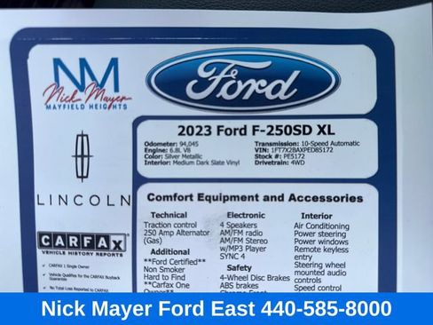 Used 2023 Ford F250 XL w/ XL Chrome Package AWD/4WD image 34