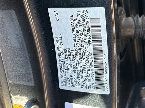 Certified 2023 Honda Accord EX image 30
