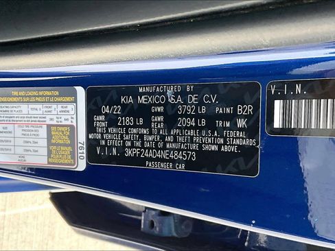 Certified 2022 Kia Forte LXS w/ LXS Technology Package FWD image 29