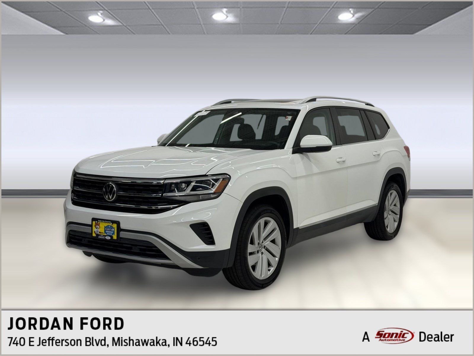 Used 2021 Volkswagen Atlas SEL AWD/4WD image 1