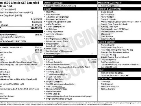 Used 2022 RAM 1500 Classic SLT w/ Trailer Tow Group AWD/4WD image 26