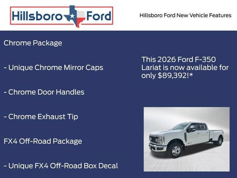 New 2026 Ford F350 Lariat w/ Lariat Ultimate Package AWD/4WD image 5