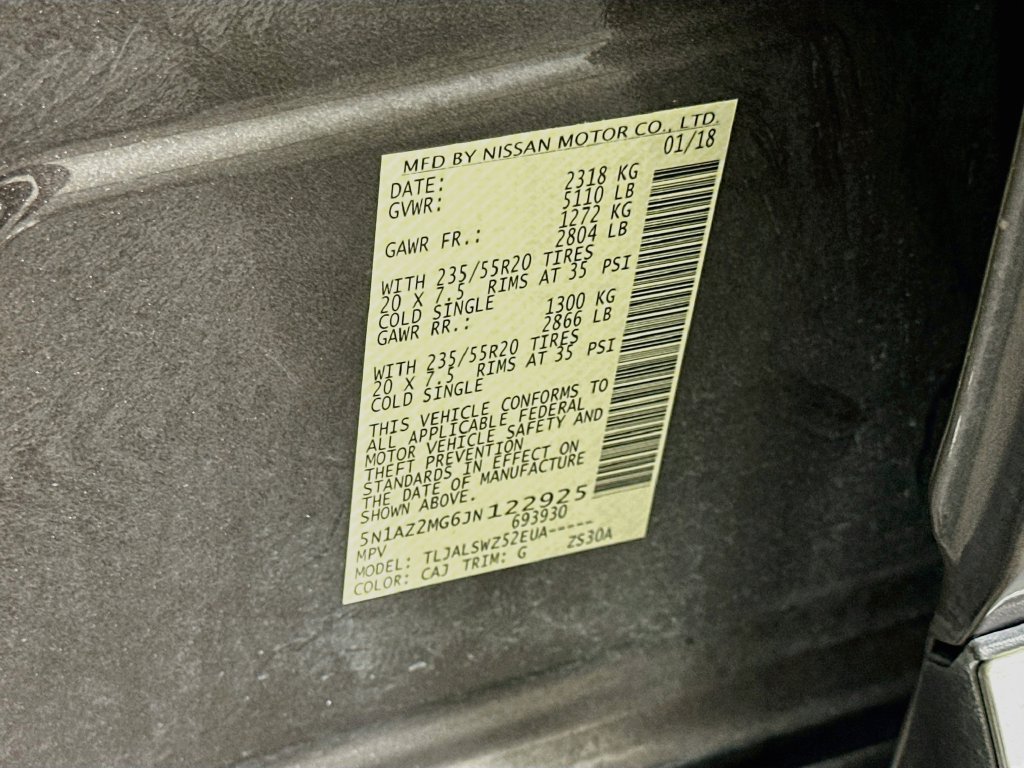Used 2018 Nissan Murano Platinum FWD image 33