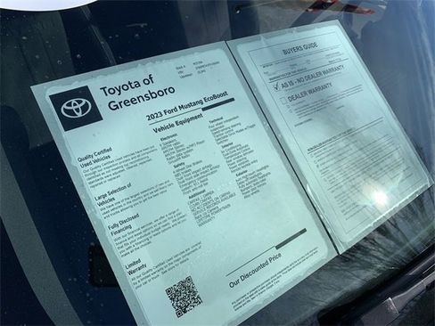 Used 2023 Ford Mustang EcoBoost w/ Equipment Group 101A image 32