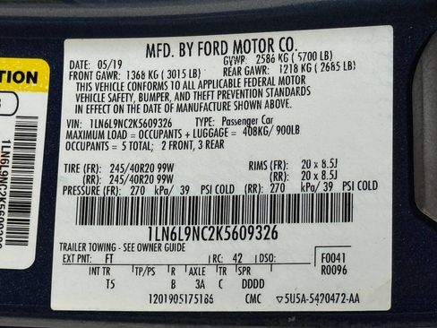 Used 2019 Lincoln Continental Reserve image 74