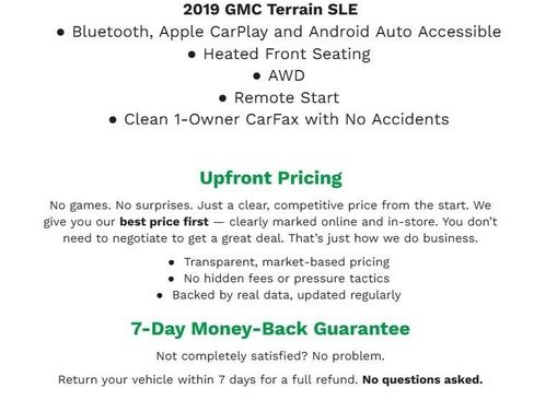 Used 2019 GMC Terrain SLE w/ Driver Convenience Package image 1