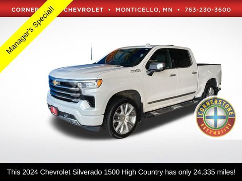Used 2024 Chevrolet Silverado 1500 High Country w/ High Country Premium Package AWD/4WD image 1