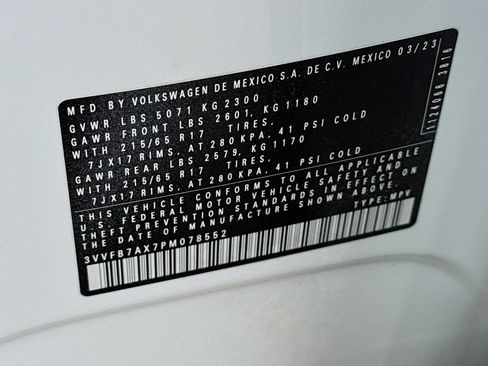 Used 2023 Volkswagen Tiguan S w/ Driver Assistance Package image 29