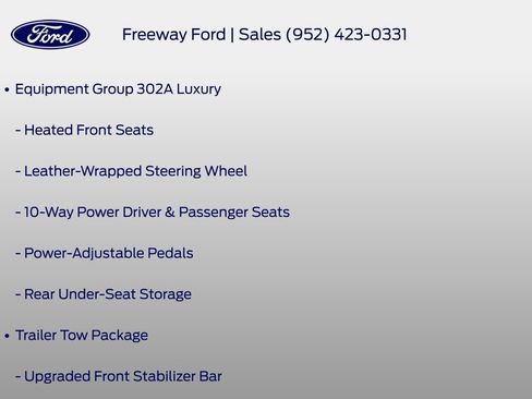 Certified 2020 Ford F150 XLT w/ Equipment Group 302A Luxury image 13