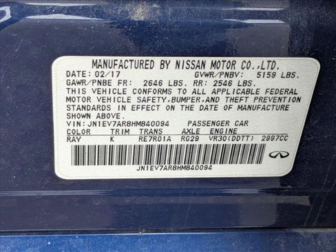 Used 2017 INFINITI Q50 Sport AWD/4WD image 16