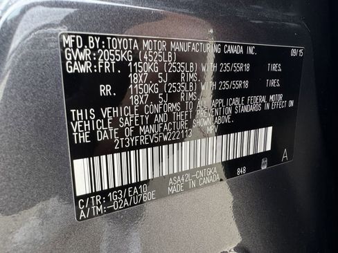 Used 2015 Toyota RAV4 Limited w/ Technology Package FWD image 32