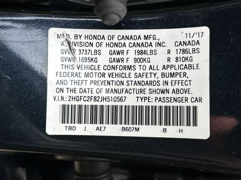 Used 2018 Honda Civic EX image 35