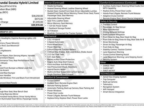 New 2026 Hyundai Sonata Limited FWD image 40