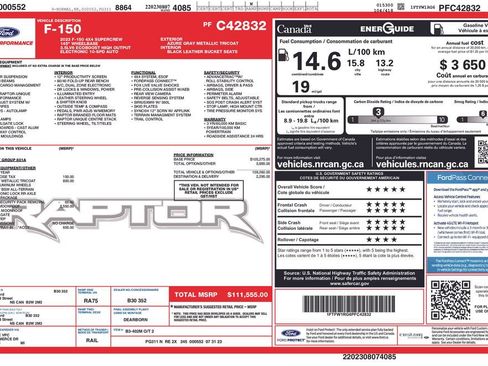 Used 2023 Ford F150 Raptor AWD/4WD image 26