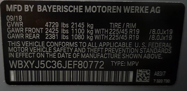 Used 2018 BMW X2 xDrive28i w/ Convenience Package AWD/4WD image 43