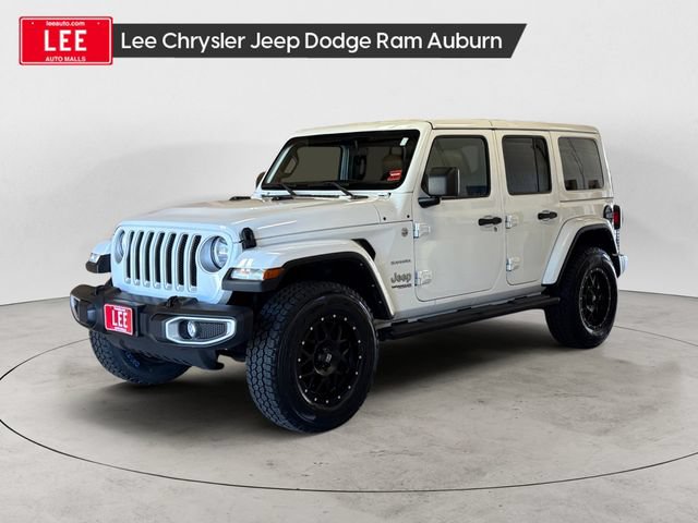 Used 2021 Jeep Wrangler Unlimited Sahara w/ Cold Weather Group AWD/4WD image 1