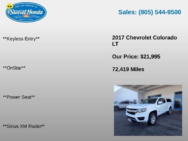 Used 2017 Chevrolet Colorado LT AWD/4WD image 10