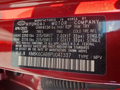Certified 2023 Hyundai Kona SEL w/ Cargo Package AWD/4WD image 27