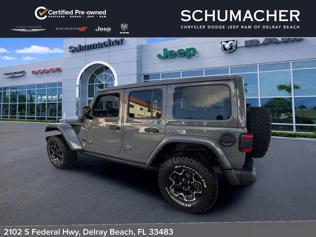 Used 2022 Jeep Wrangler Unlimited Rubicon 4xe w/ Steel Bumper Group AWD/4WD image 5