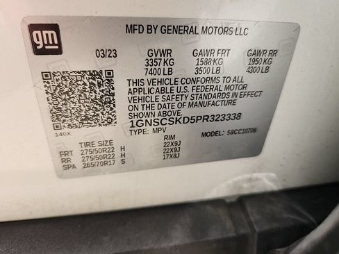 Used 2023 Chevrolet Tahoe Premier RWD image 9