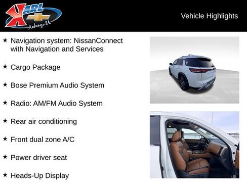 Used 2024 Nissan Pathfinder Platinum w/ Cargo Package image 2