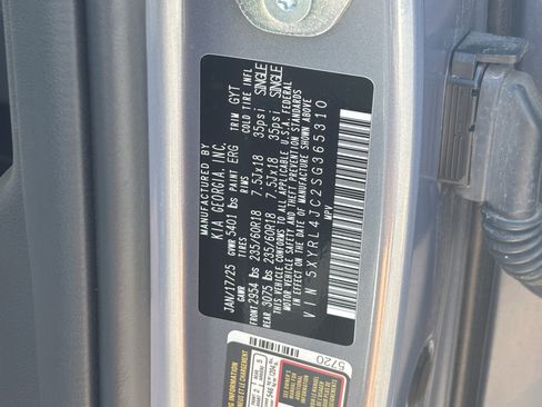 Certified 2025 Kia Sorento S w/ Panoramic Sunroof Package FWD image 30