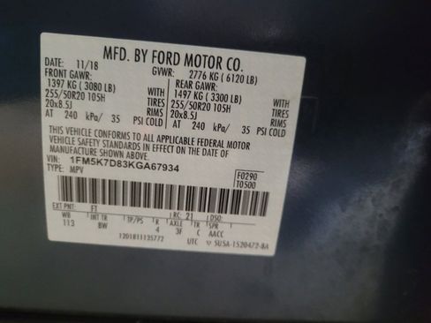 Used 2019 Ford Explorer XLT w/ Equipment Group 201A FWD image 33