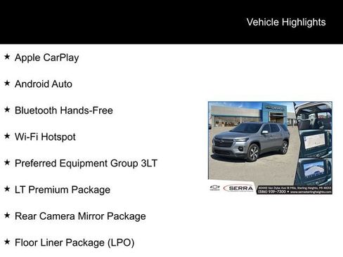 Certified 2023 Chevrolet Traverse LT w/ LT Premium Package FWD image 4