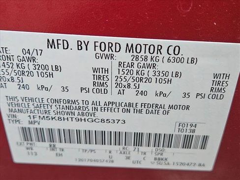 Used 2017 Ford Explorer Platinum AWD/4WD image 15