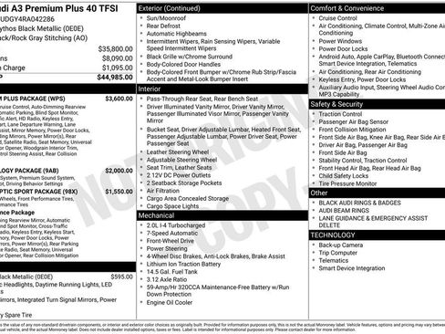 Used 2024 Audi A3 2.0T Premium Plus w/ Premium Plus Package FWD image 5