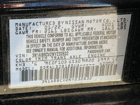 Used 2022 Nissan Sentra SV FWD image 36