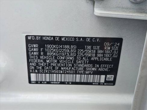 Certified 2025 Honda HR-V Sport image 14